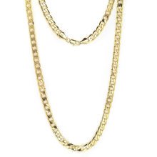 Fashion Brass Chain Necklace in Gold Color Platting Super Jewelry